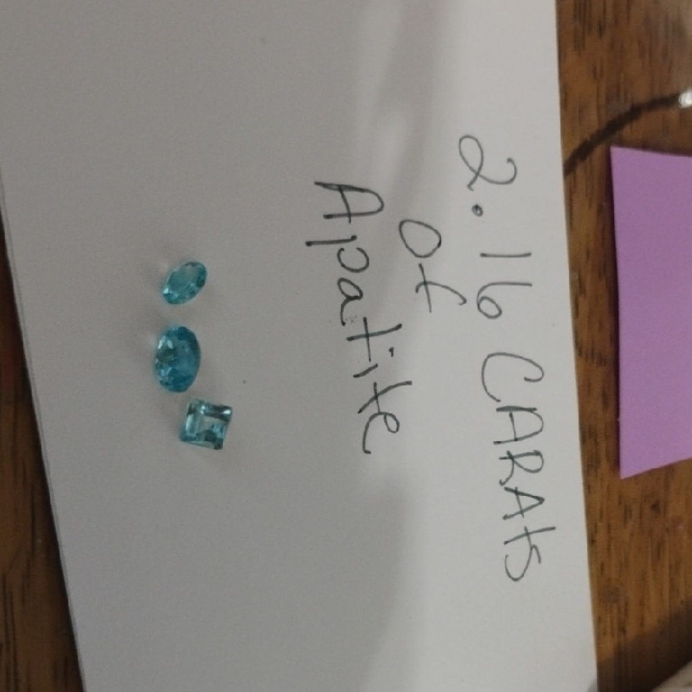 2.16 Carats Apatite Gemstones
